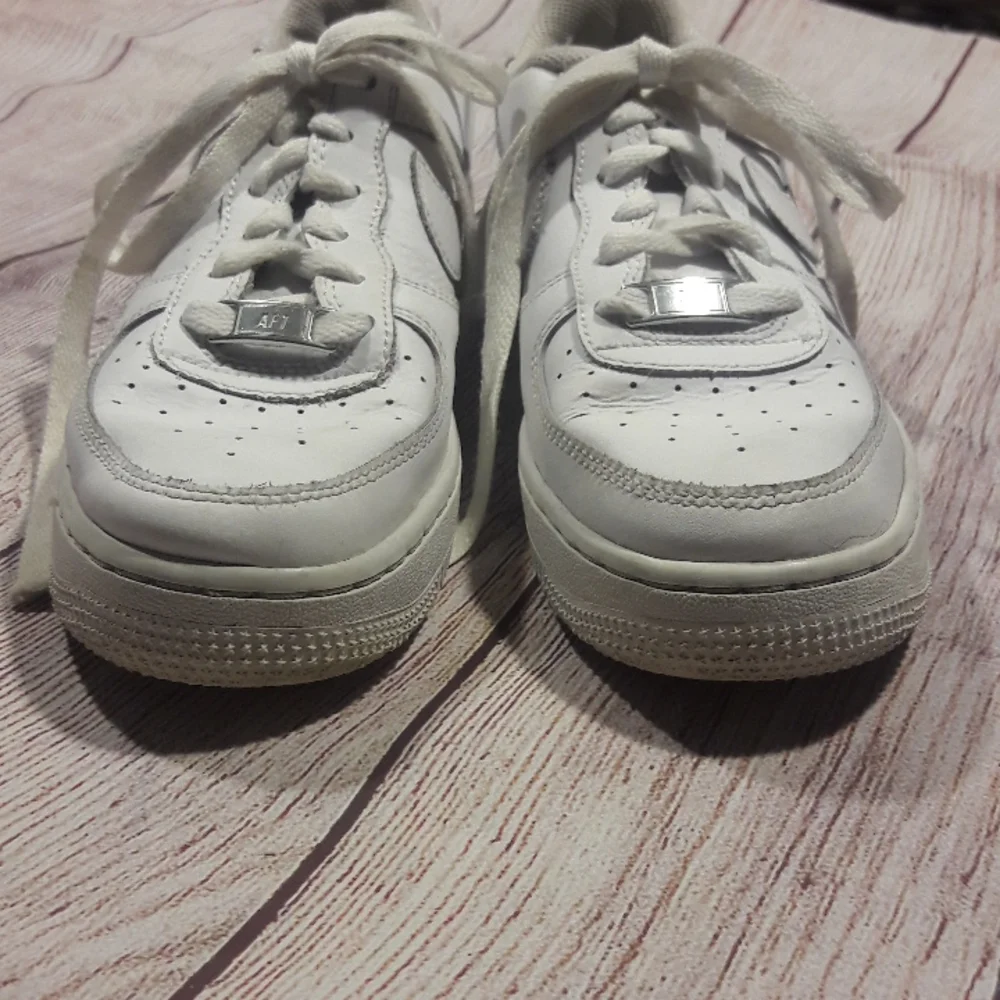 Nike AF1 white on white size 4y